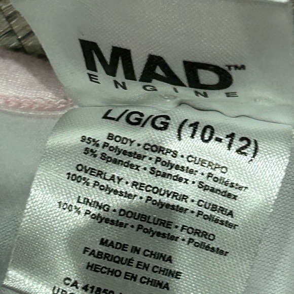 Girls' Unicorn Print Dress with Tulle Skirt - Picture 8 of 8